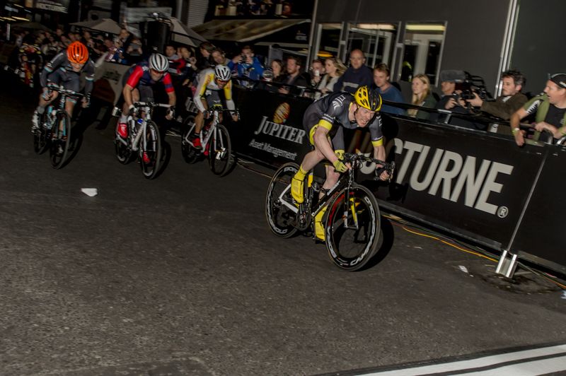 Ed Clancy sprints to victory