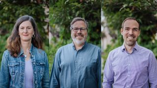 Three smiling headshots of Meyer Sound's new key management positions.