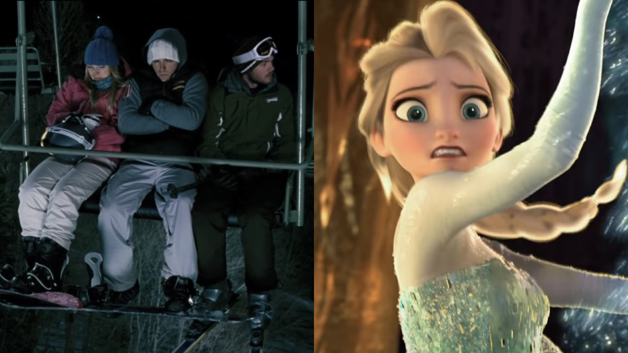 Cast of Frozen and Idina Menzel in Frozen