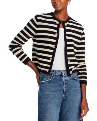 Striped Cardigan Sweater - Exclusive