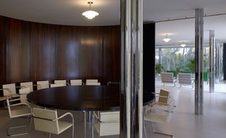 The dining room in Villa Tugendhat