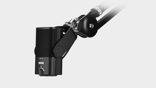 The Rode NT USB mini from various angles on grey