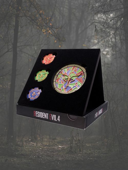 Resident Evil 4 Church Puzzle Medallion Set