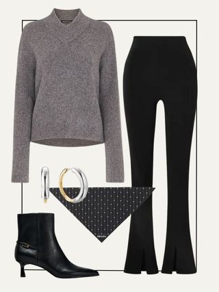 5 Chic Leggings-Boots-and-Jumper Outfits I'll Live in This Winter