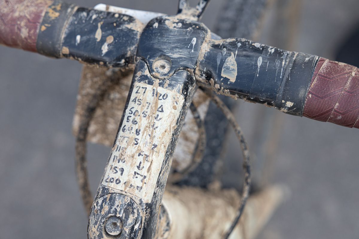 Whitney's bike post-race