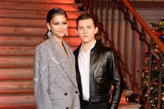 Tom Holland and Zendaya at the premier of Spider-Man: No Way Home