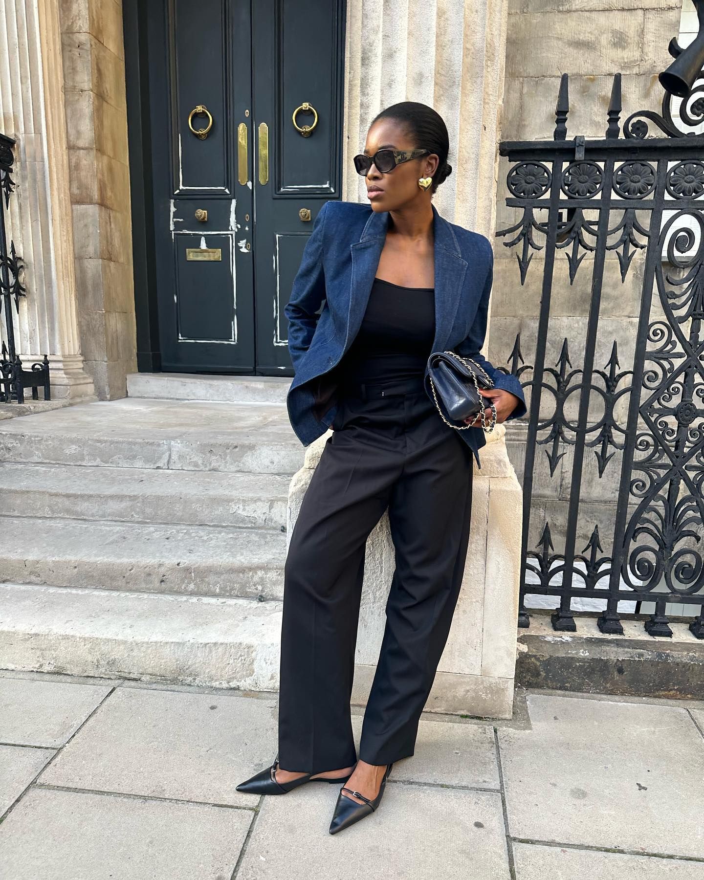 Womens fitted blazer outfit