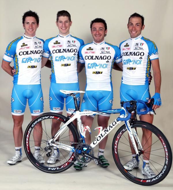 Manuel Belletti, Sacha Modolo, Mattia Gavazzi and Marcello Pavarin