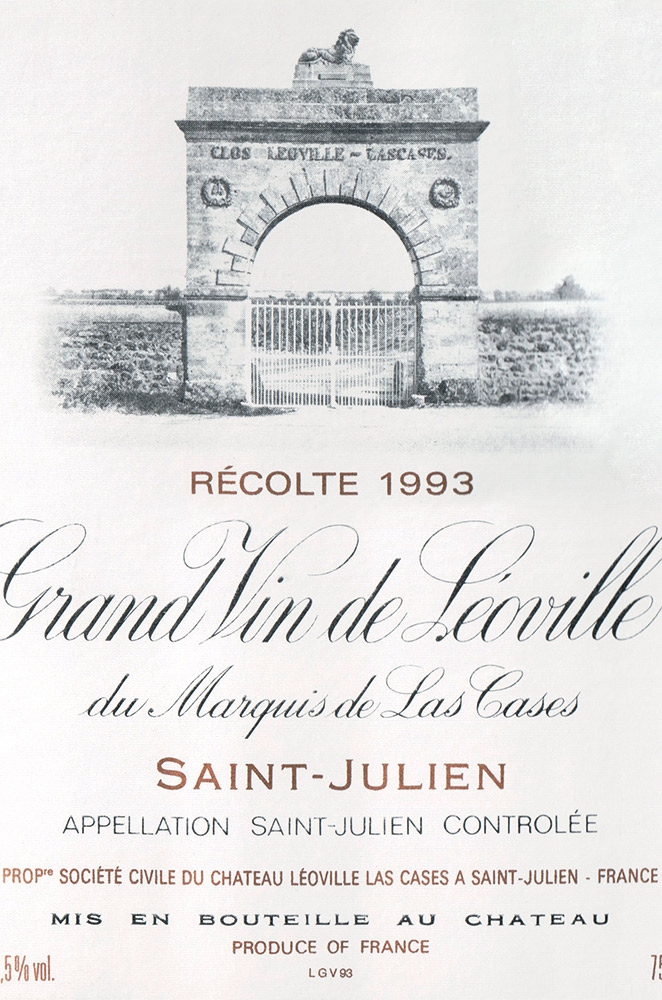 Chateau Leoville Las Cases label