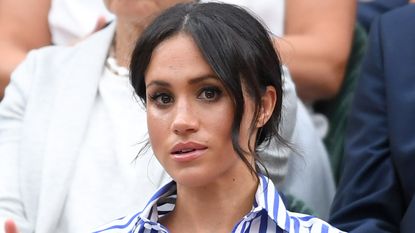 Meghan Markle Wimbledon outfit is giving us inspiration. Seen here as she attends day twelve of the Wimbledon Tennis Championships