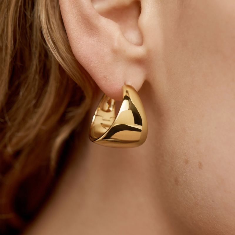 Image of gold earrings