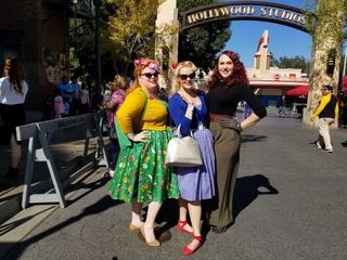 Dapper Day Black Widow and Captain Marvel