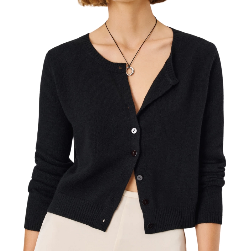 Reformation, Clara Cashmere Crew Cardigan