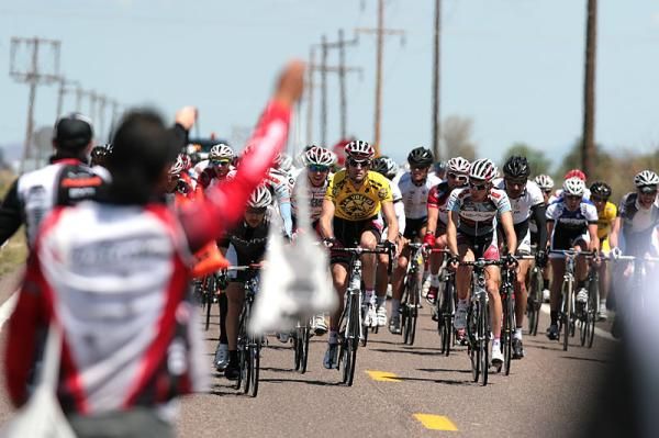 Feed zone mayhem.