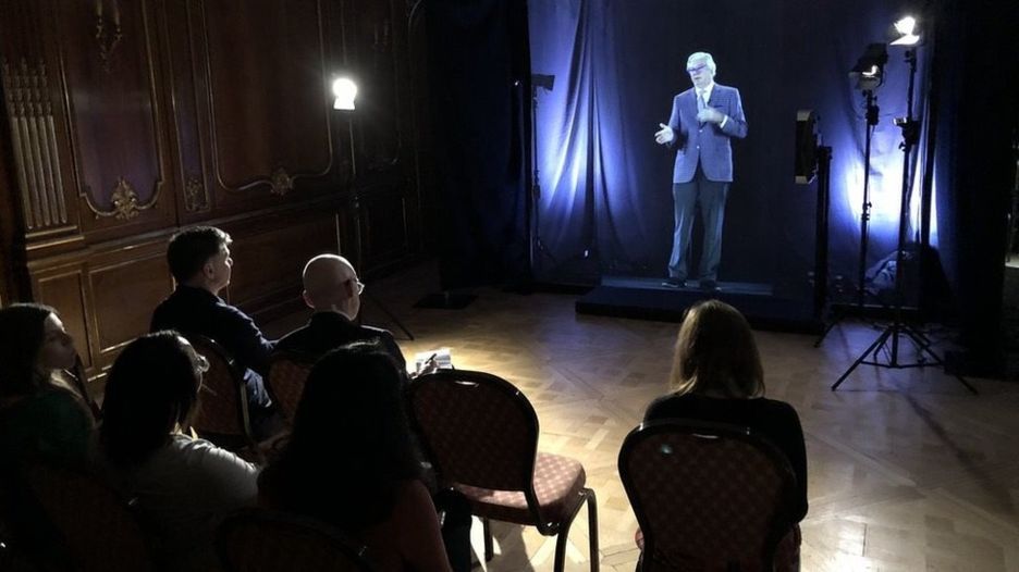 Hologram lecturer at Imperial College