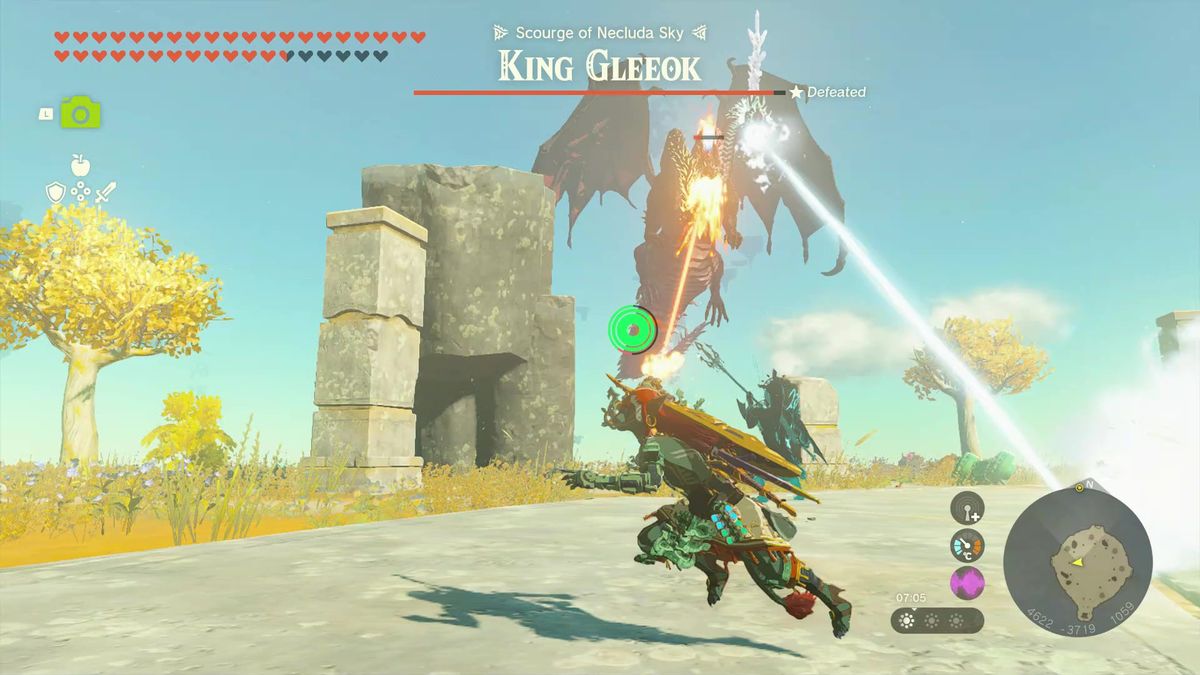 King Gleeok Zelda Tears of the Kingdom