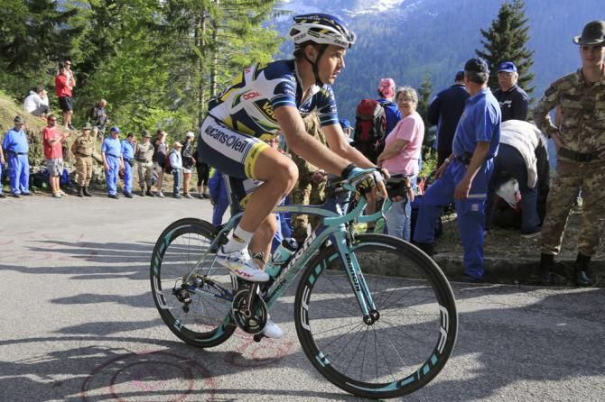 Rob Ruijgh (Vacansoleil-DCM) in action during stage 10 of the 2013 Giro d'Italia