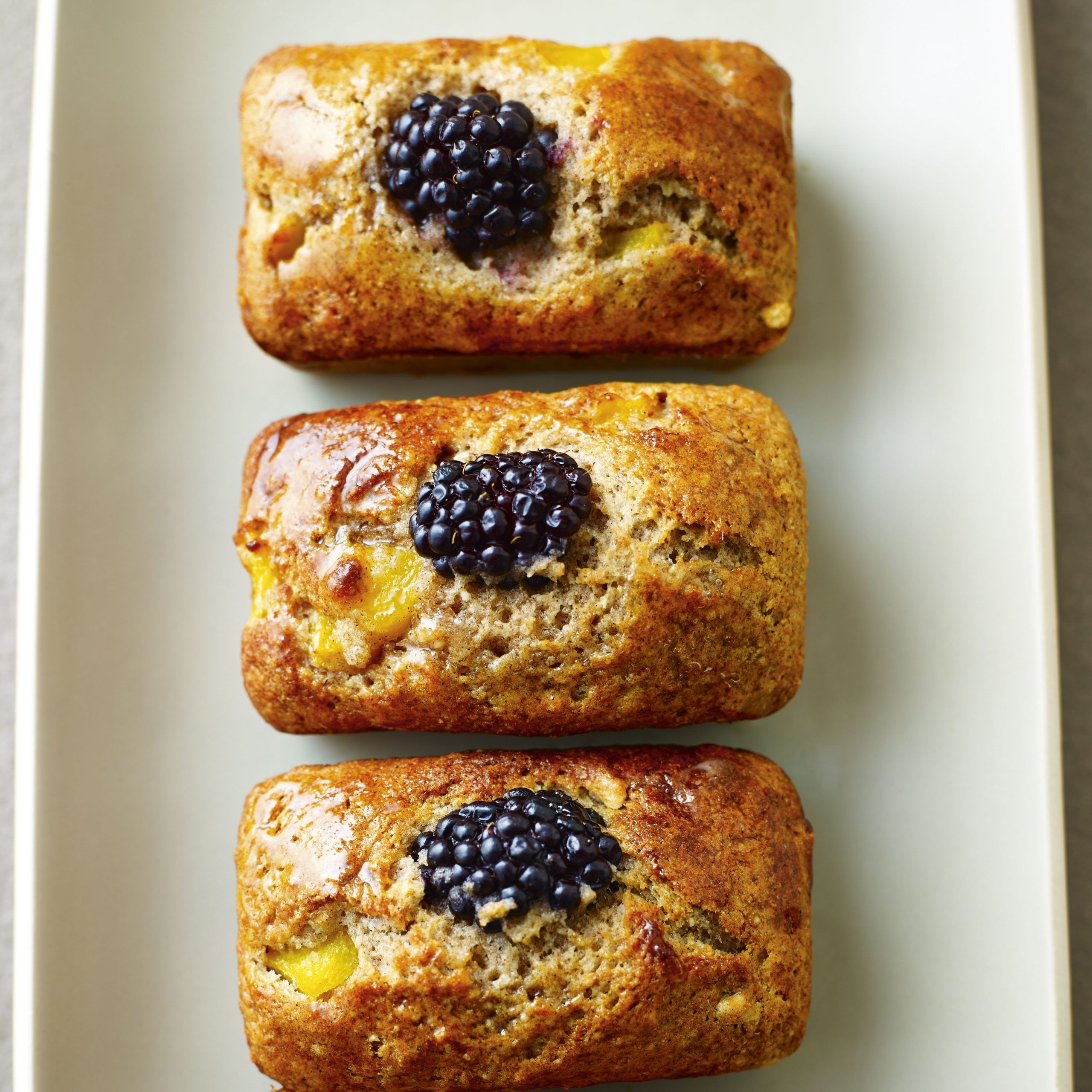 Almond, Blackberry and Peach Friands | Dessert Recipes | Woman & Home