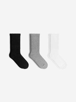 Sporty Cotton Socks Set of 3