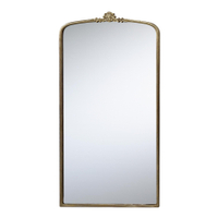 Brass Vintage Style Full-Length Mirror