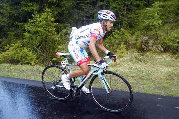 Jose Rujano (Androni) tired over the course of the Giro's long weekend.