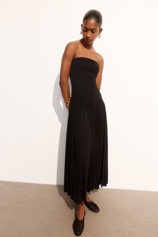 H&M, Long Bandeau Dress