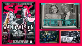 The cover and some of the contents of SFX issue 335.