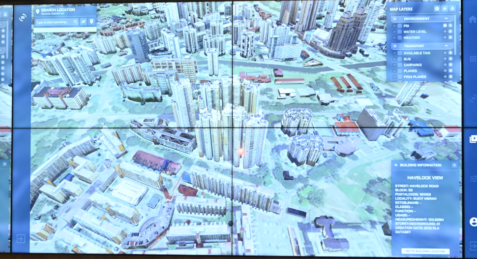 Govtech/JTC Industries smart city view