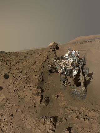 Mars Rover Curiosity Selfie