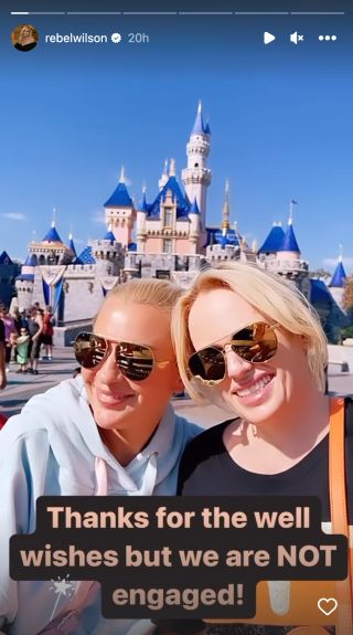 Rebel Wilson and Ramona Argruma at Disneyland