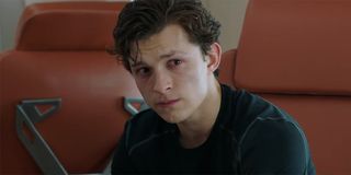 Peter Parker grieving in Spider-Man: Far From Home