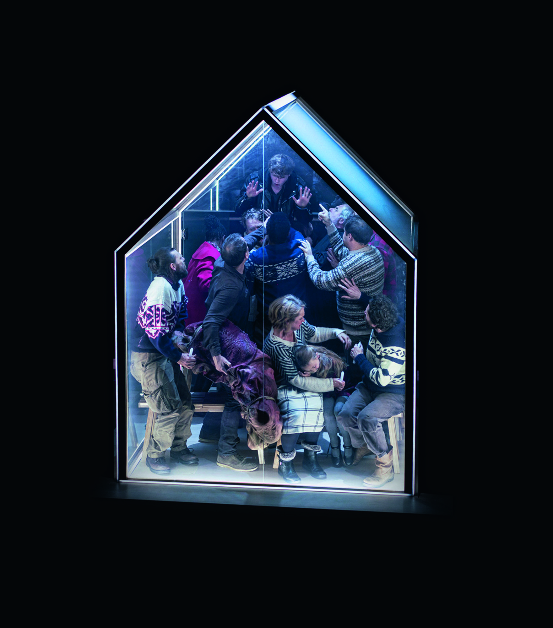 Es Devlin, The Hunt at the Almeida Theatre, London, 2019