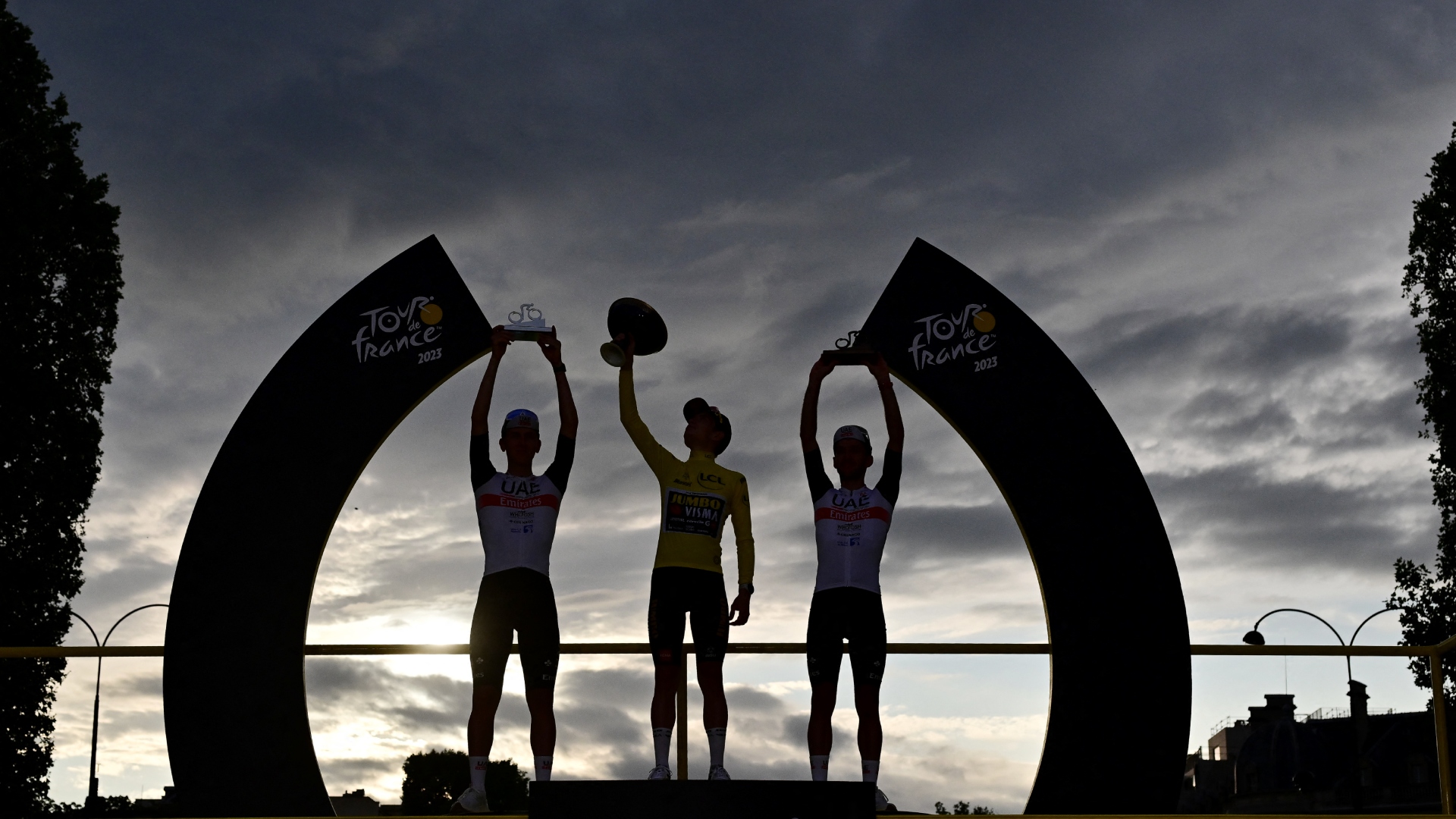 Tour de France podium