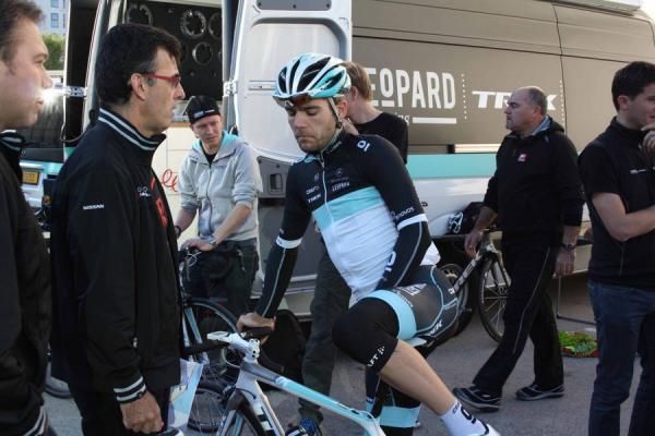 Maxime Monfort and his new DS Alain Gallopin pictured in Calpe.