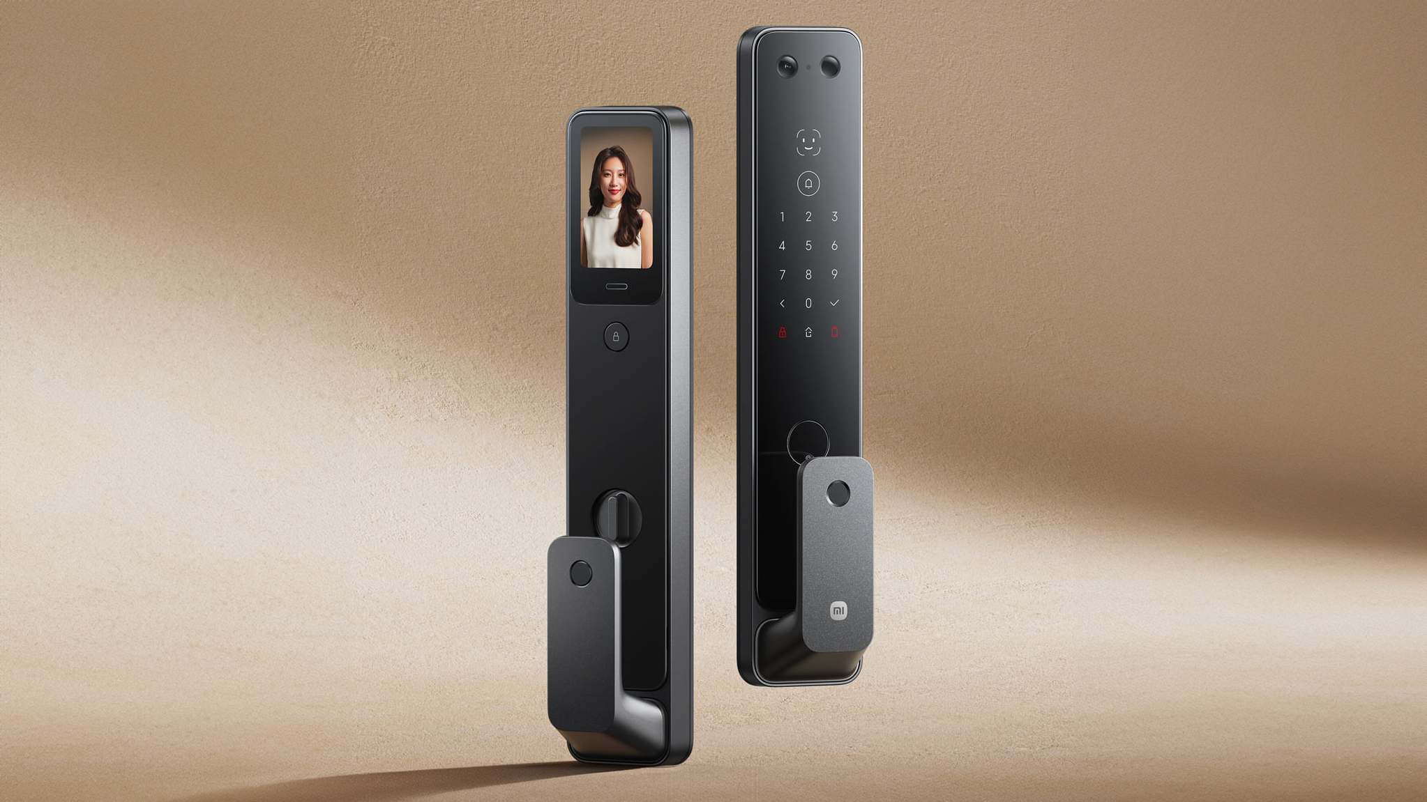 Xiaomi Smart Door Lock Pro 2 inside and outside