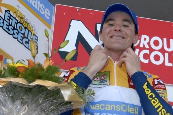 Borut Bozic (Vacansoleil Pro Cycling Team) leads general classification after stage one.