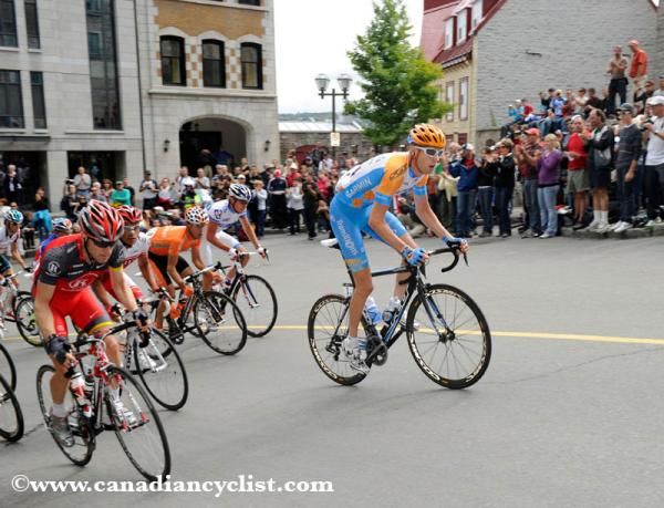 Ryder Hesjedal (Garmin Transitons) on the climb