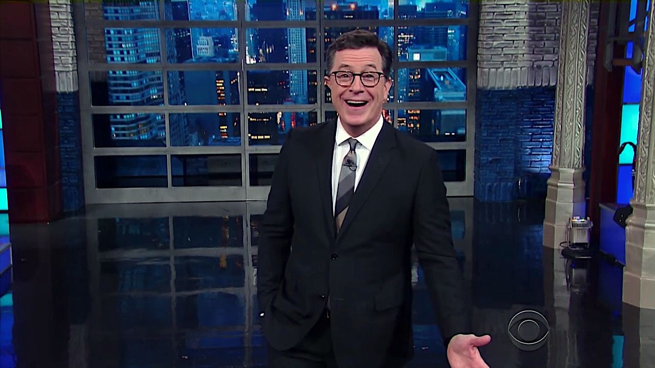 Stephen Colbert has a message about Trump and texts