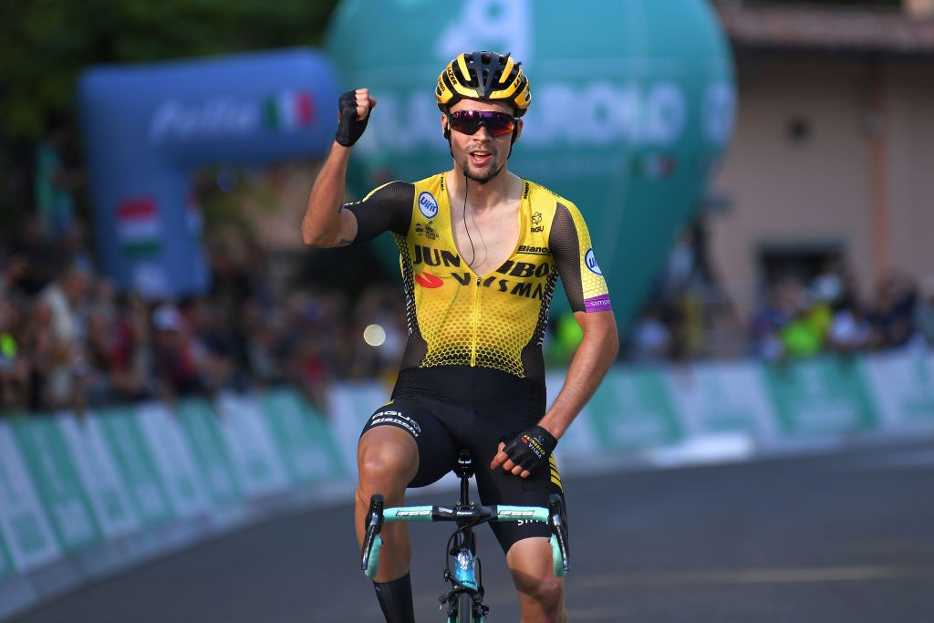 Jumbo-Visma&#039;s Primoz Roglic wins the 2019 Giro dell&#039;Emilia, but has yet to race in 2020