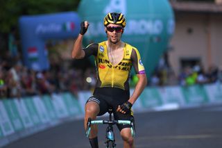 Jumbo-Visma's Primoz Roglic wins the 2019 Giro dell'Emilia, but has yet to race in 2020