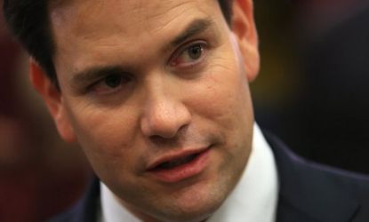 Marco Rubio's primary hedging strategy when discussing the Earth's age? The plausibility shield.