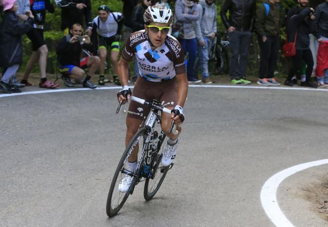 Domenico Pozzovivo (AG2R - La Mondiale) on the attack