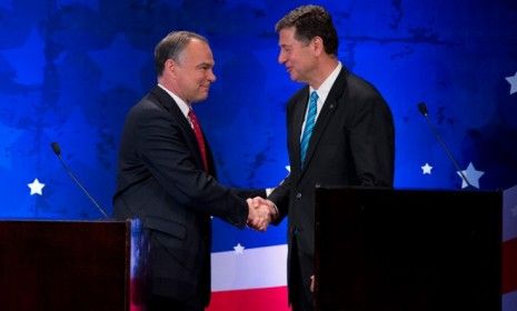 Tim Kaine and George Allen