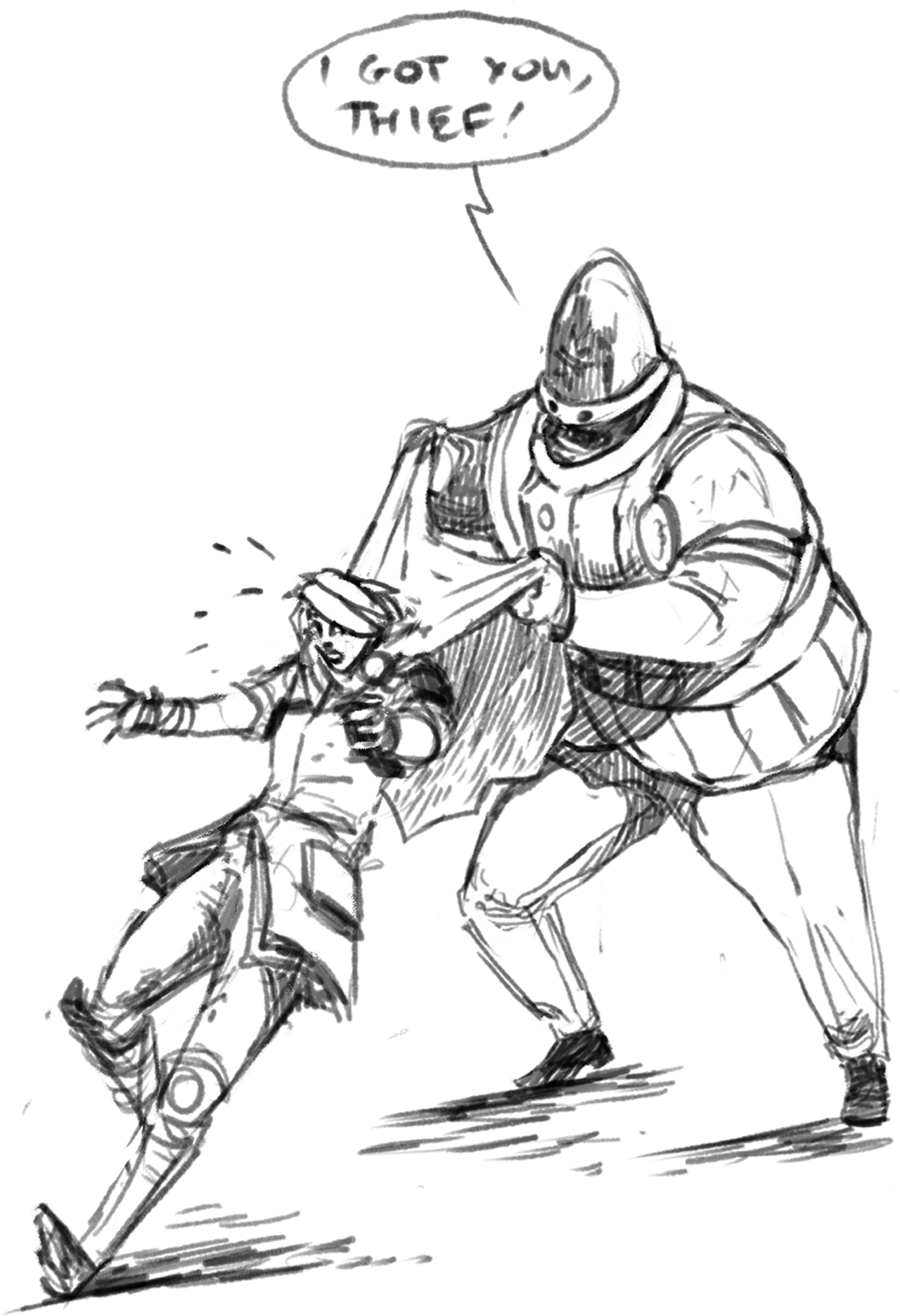 Stylised characters in a game