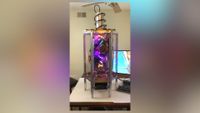 A screenshot of LarBearLair's spinning PC