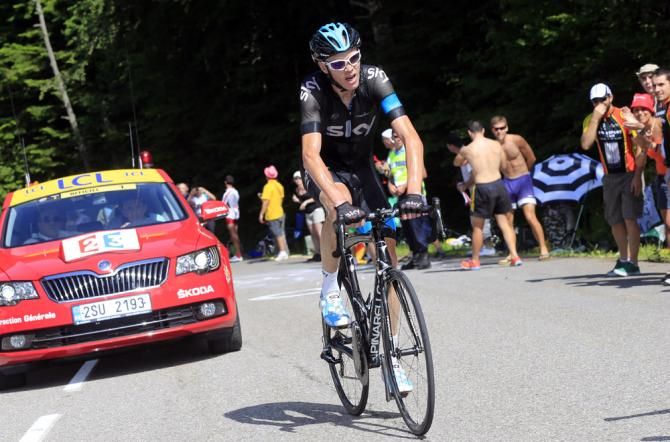 Chris Froome (Sky) showed he's the man to beat at the Tour de France with his stellar climbing performance to Ax 3 Domaines