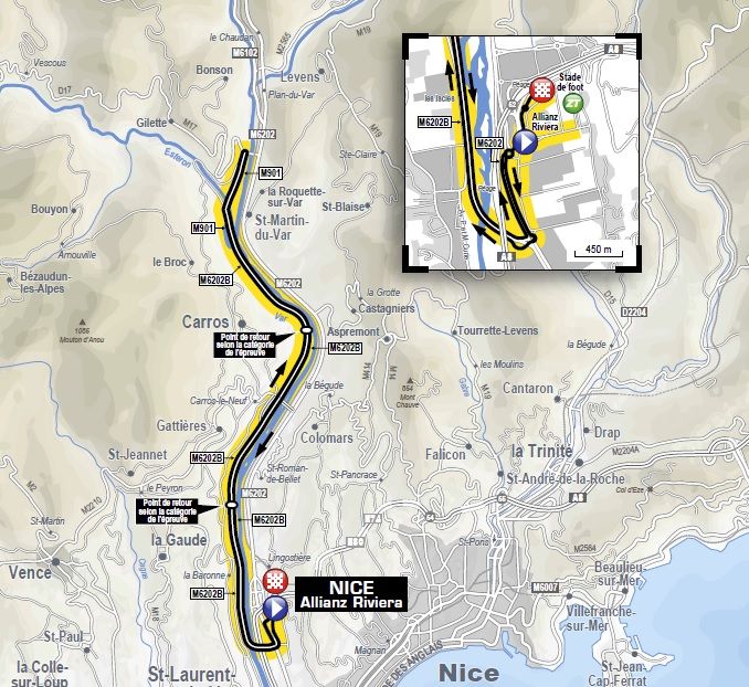 2016 European Championships Elite Men's time trial route