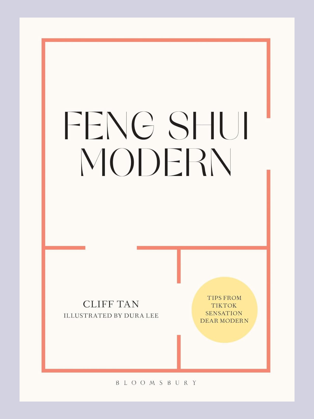 A hardcover book by Cliff Tan titled 'Feng Shui Modern'