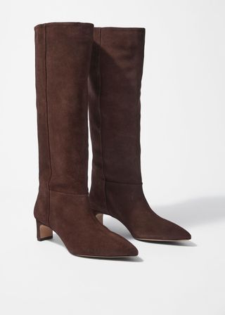 & Other Stories, Pointed-Toe Knee-High Boots