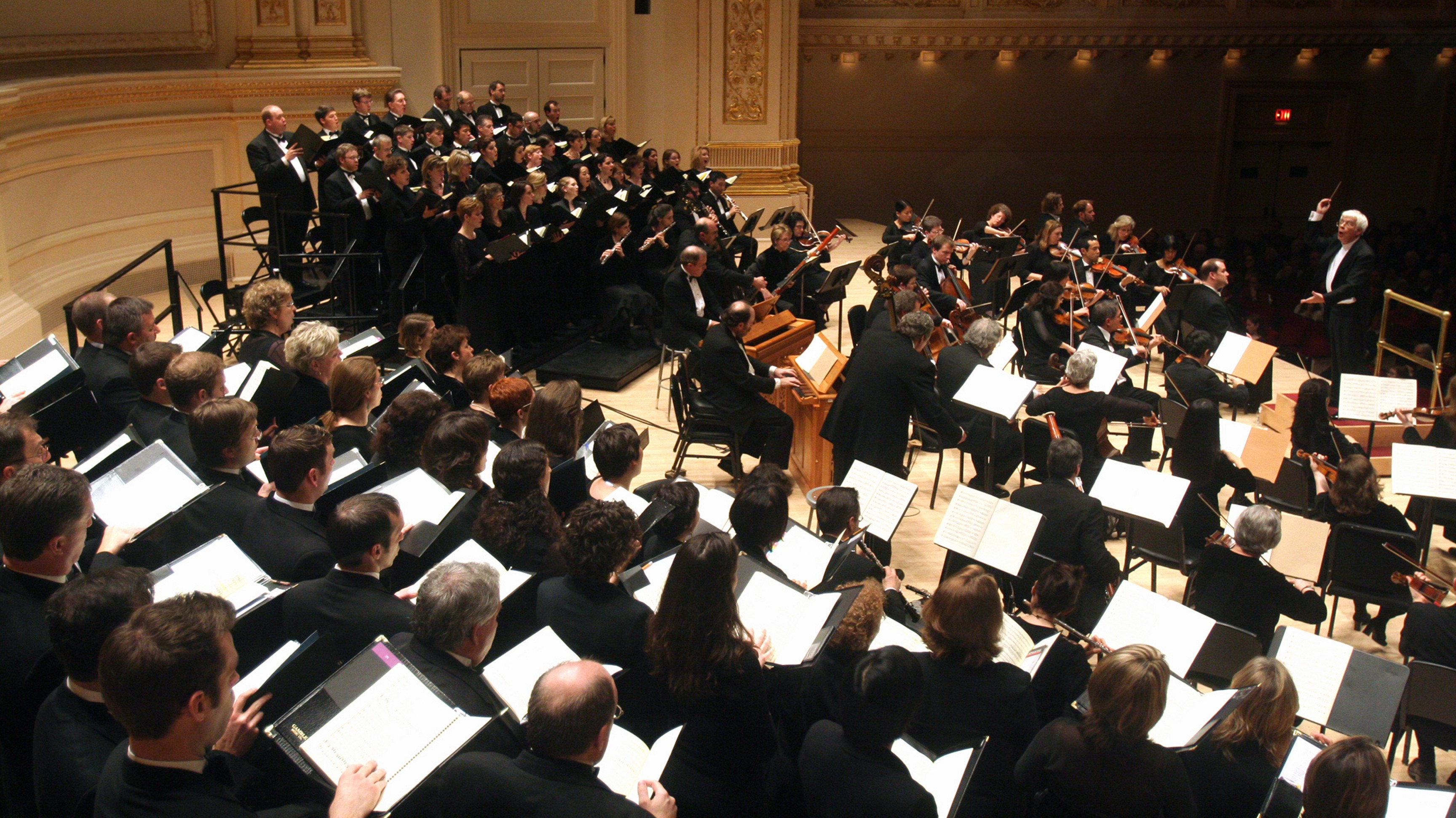Helmuth Rilling conducts Carnegie Hall Festival Chorus and Orchestra of St. Luke's in J.S. Bach's &amp;quot;St. Matthew Passion&amp;quot; at Carnegie Hall on Saturday night, January 13, 2007.